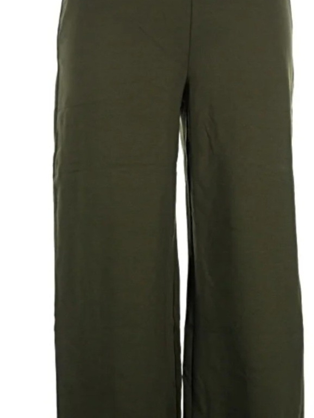 Dear Scarlett Wide Leg Olive Green Women's Magic Pants Size XL